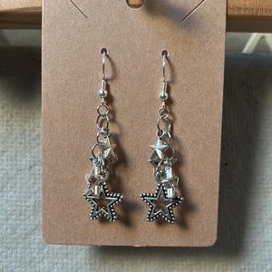Star cluster earrings